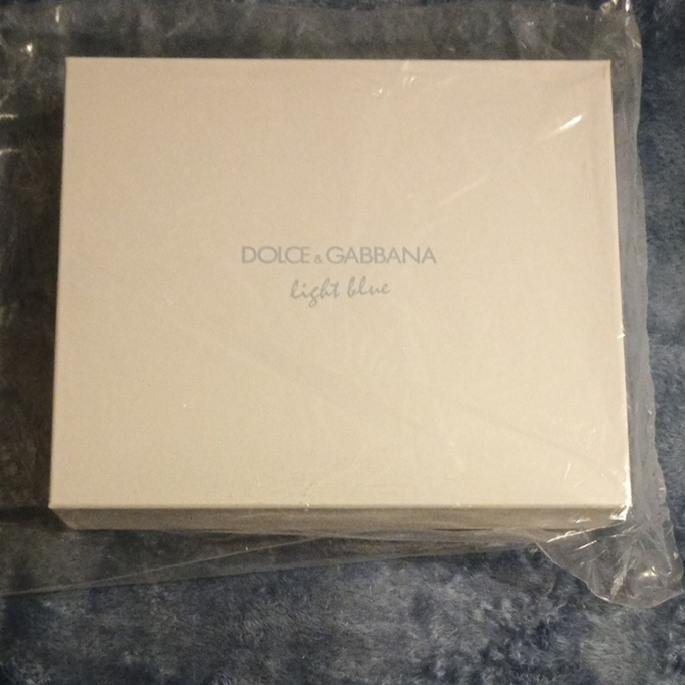 Dolce & Gabbana XL White Light Blue Towel